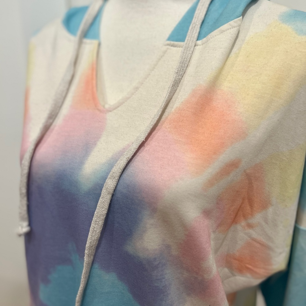 Colorful Tie-Dye Hoodie - Picture 4 of 6